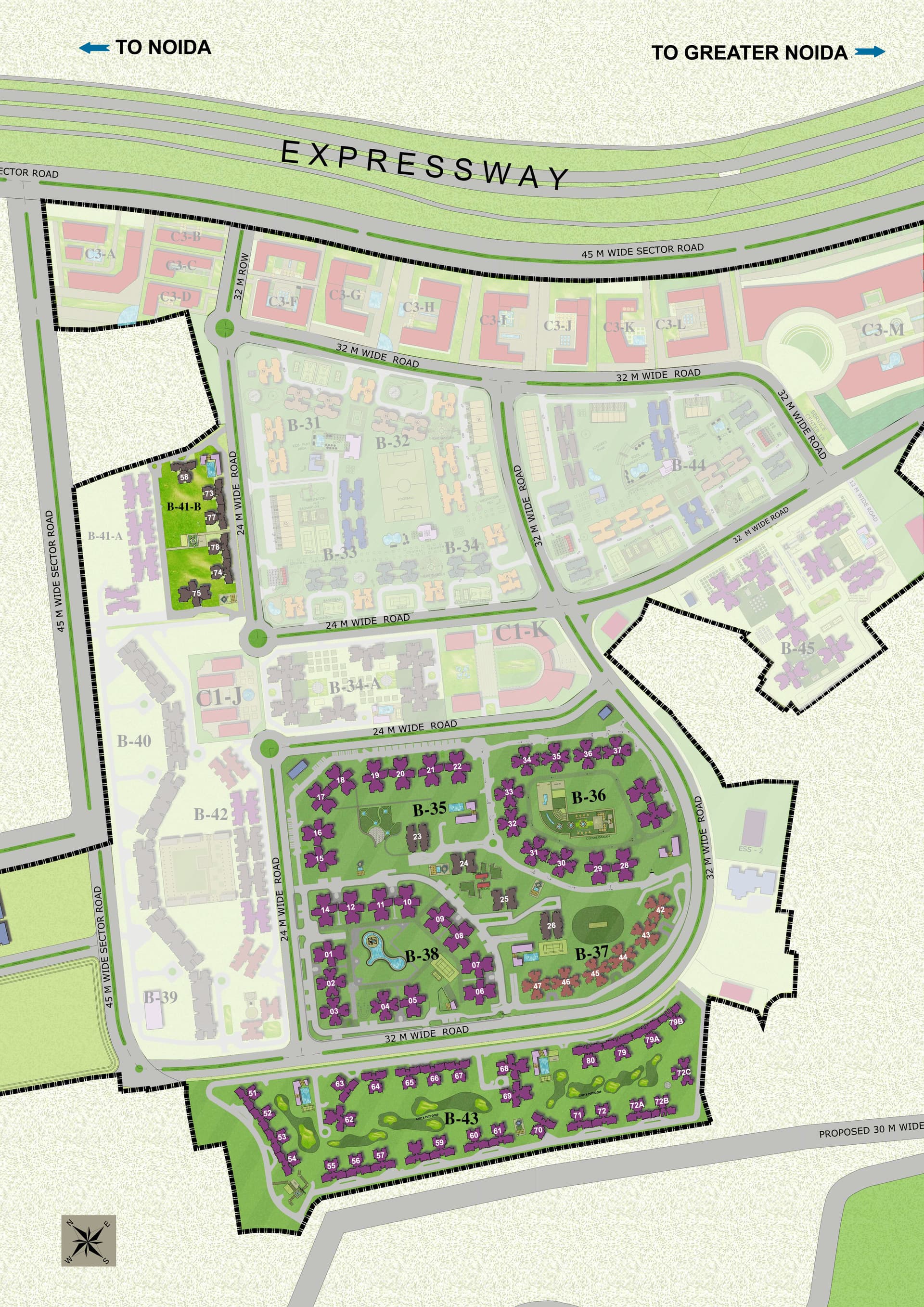 Jaypee Greens Kosmos Master Plan