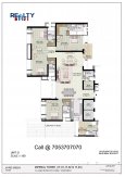 4 bhk+5t + servant Non Golf facing(3600 sqft) Layout