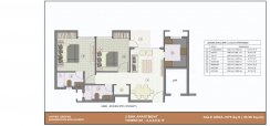 2 bhk kba layout 975 sq ft