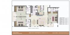 3 bhk (1420 sq ft)layout kba apartments in jaypee