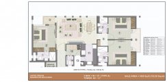 3 bhk (1650 sq ft)layout kba apartments in jaypee