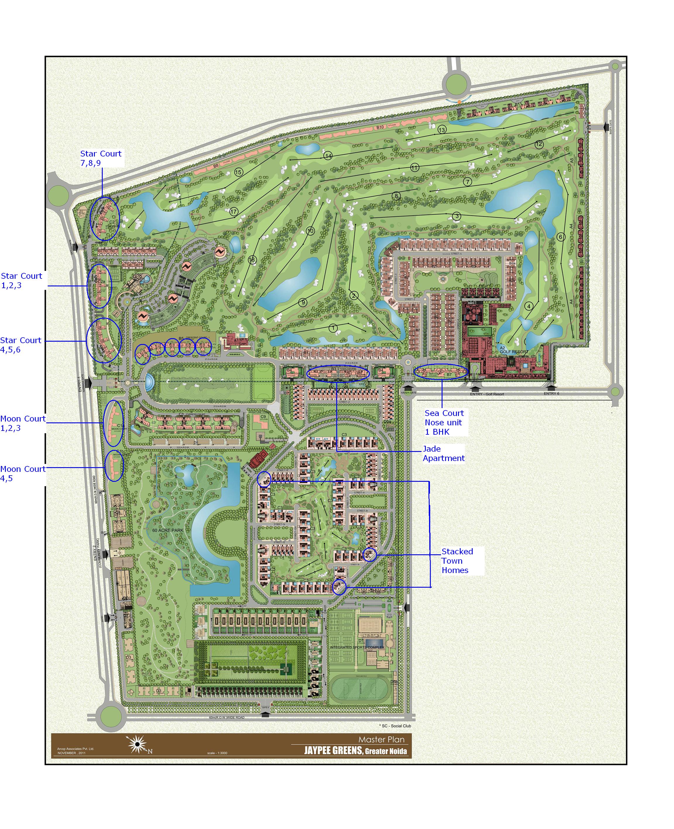 Jaypee Greens Greater Noida Master Plan