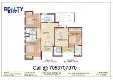 1 bhk 535 sq ft & 2 bhk 920 sq ft plan