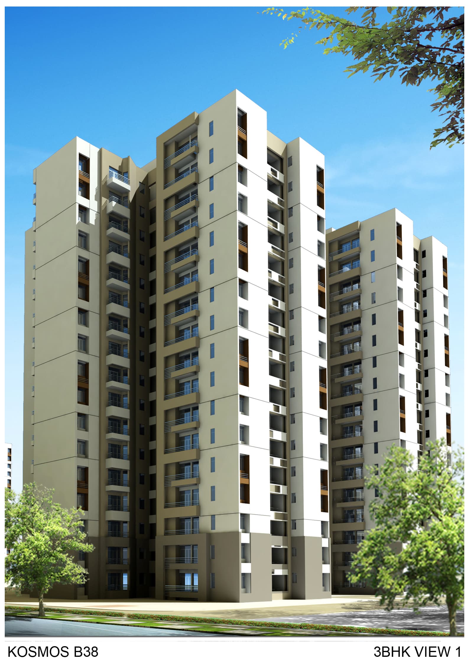kosmos view 3 bhk