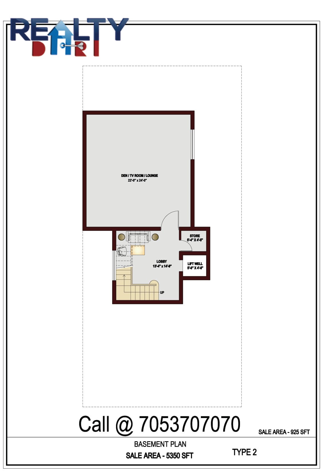 5 bhk 5350 sq ft with basement floor plan a