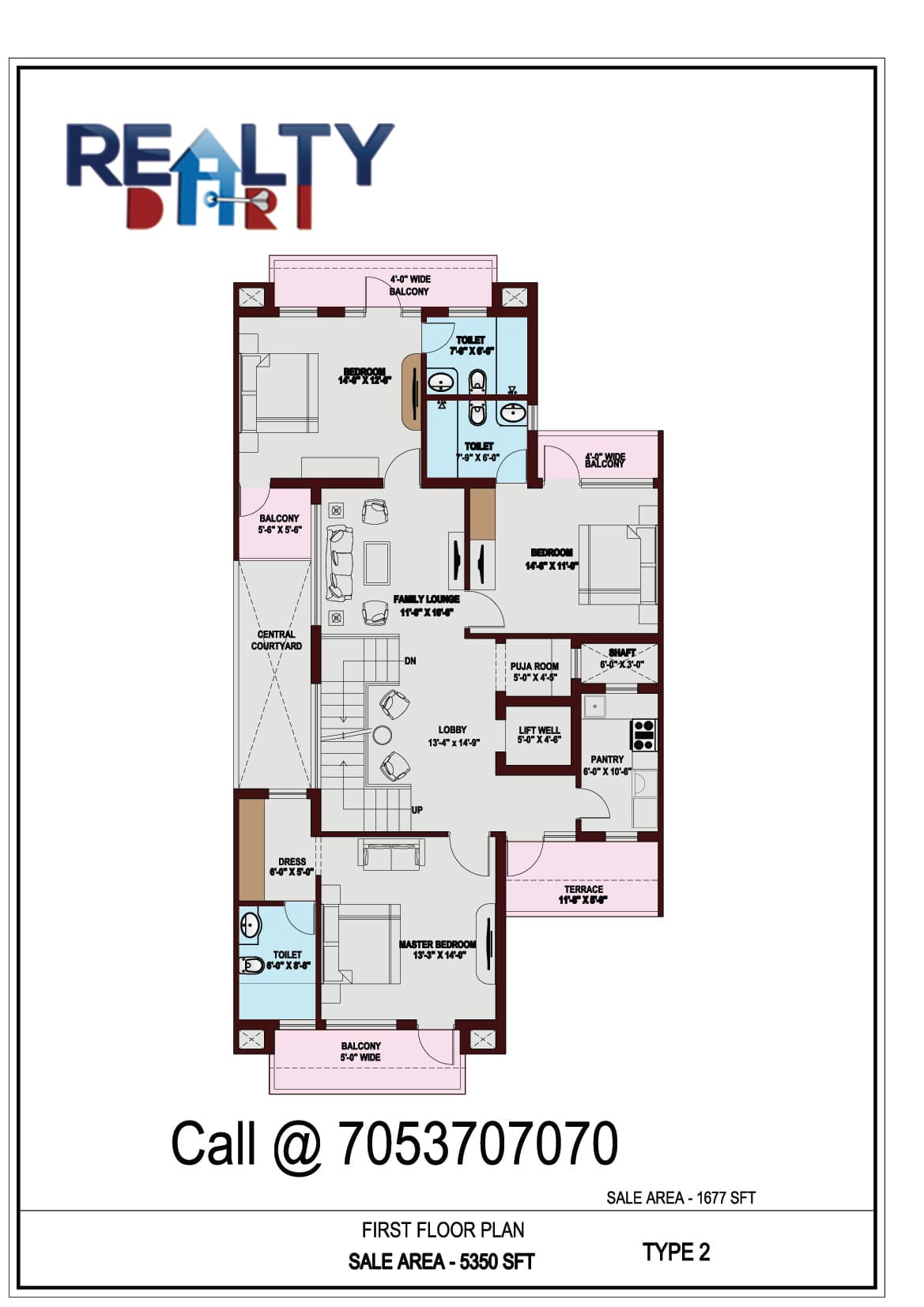 5 bhk 5350 sq ft with basement floor plan b