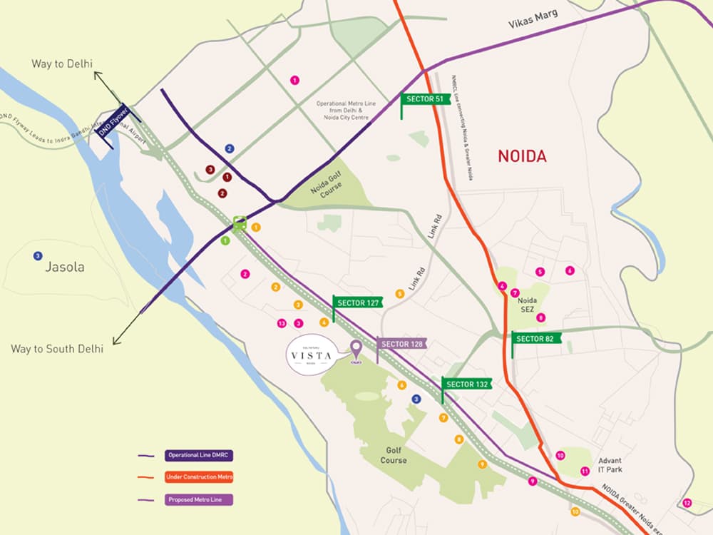 location map-kalpataru vista