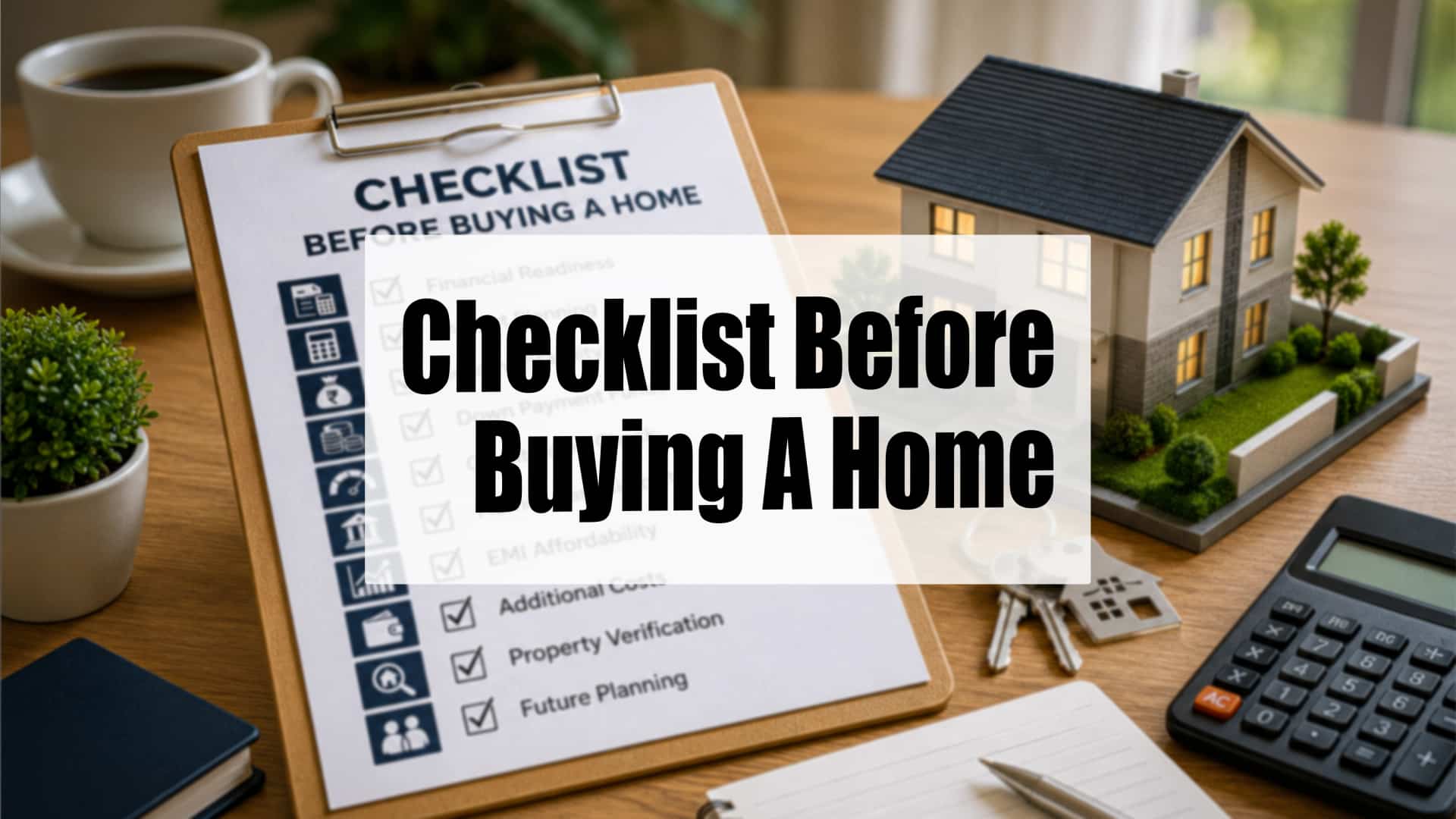 Checklist Before Buying a Home: Everything You Need to Know
