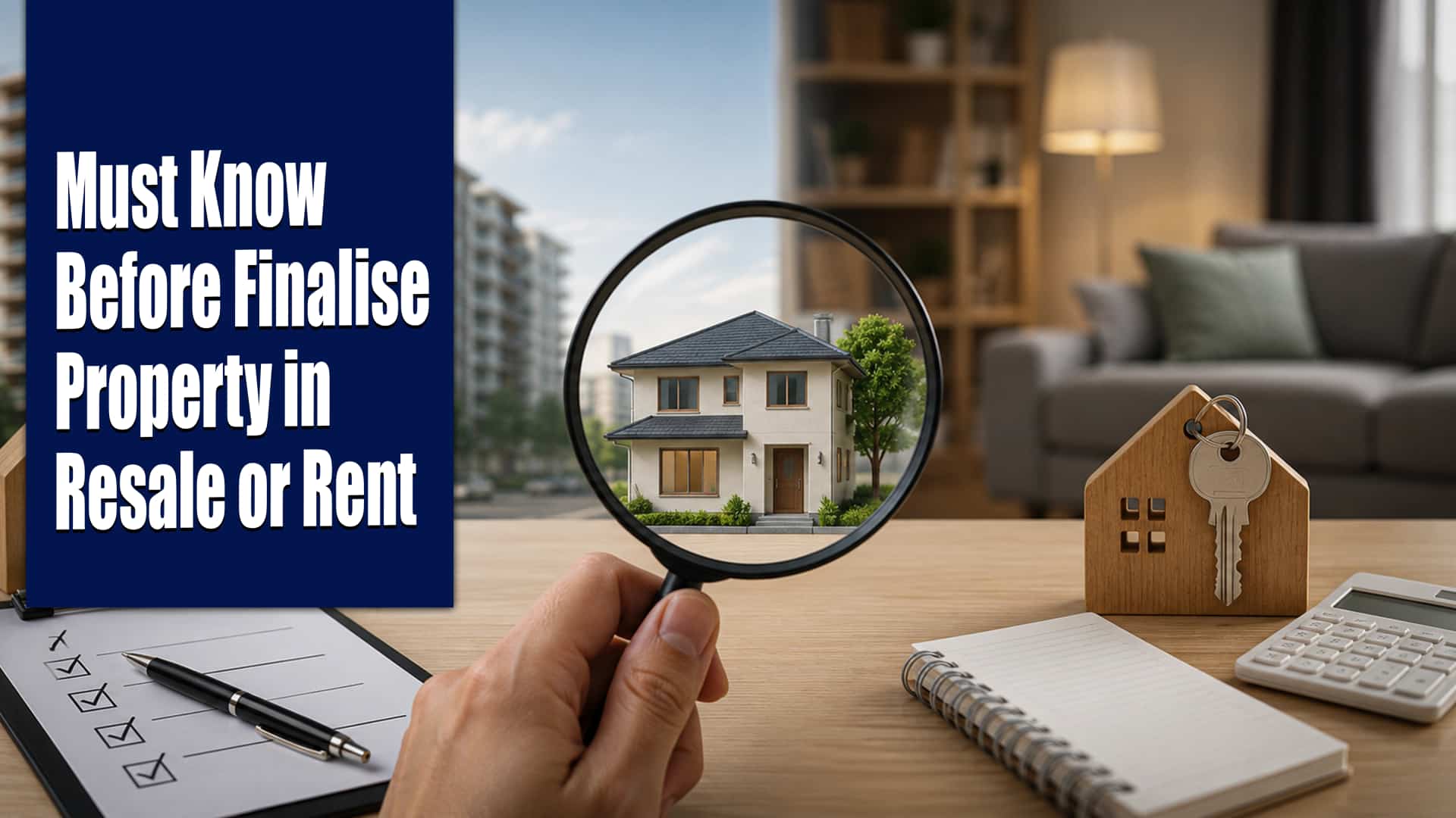 Must Know Before Finalise Property in Resale or Rent