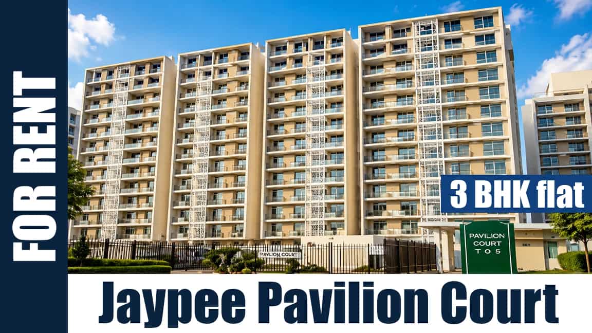 2 BHK flat for Rent in Jaypee Pavilion Court