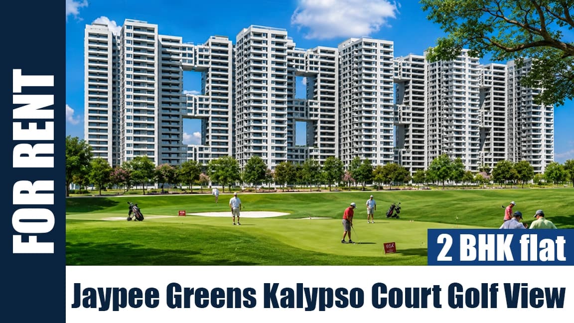 2 BHK Flat for Rent in Jaypee Greens Kalypso Court Golf View