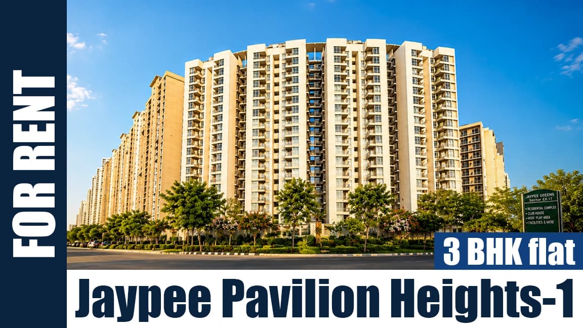3 BHK Flat for Rent in Jaypee Pavilion Heights-1