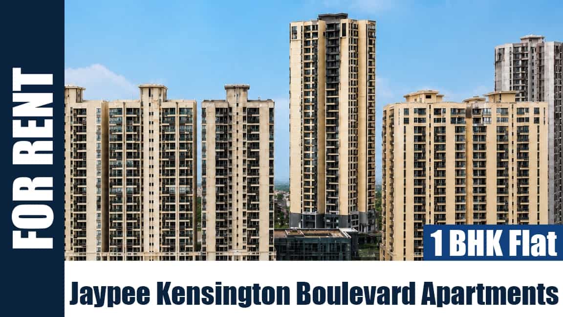 1 BHK Flat for Rent in Jaypee Kensington Boulevard Apartments