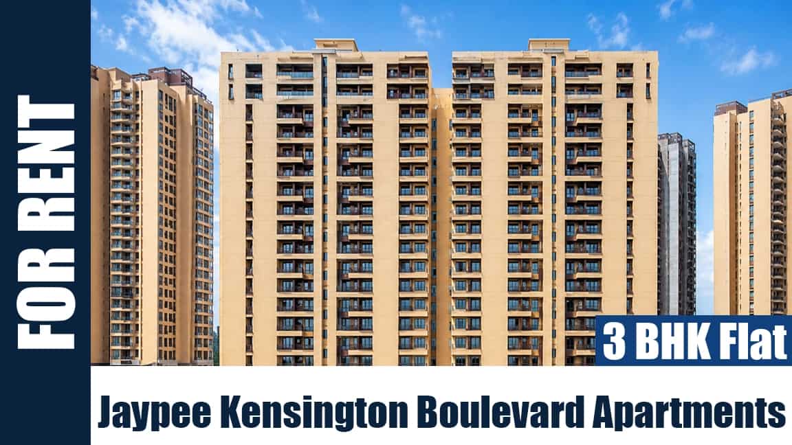 3 BHK Flat for Rent in Jaypee Kensington Boulevard Apartments Sector 131 Noida