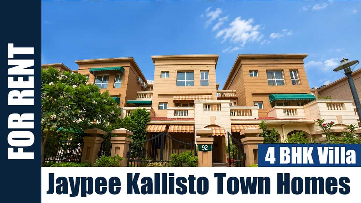 4 BHK Villa For Rent in Jaypee Kallisto Town Homes