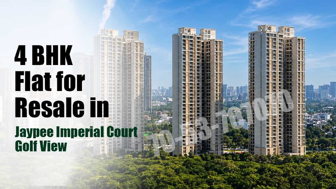 Semi furnished 4 BHK flat for resale in Jaypee Imperial Court Golf View