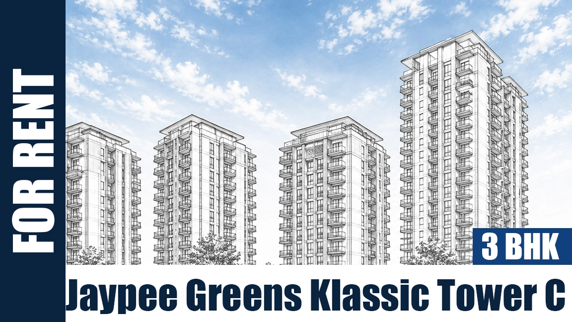 3 BHK Flat for Rent Jaypee Greens Klassic Tower C