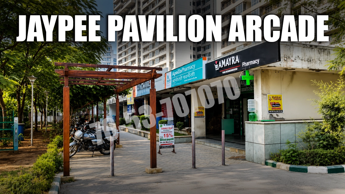 Jaypee Pavilion Arcade Sector 128 Noida retail shops