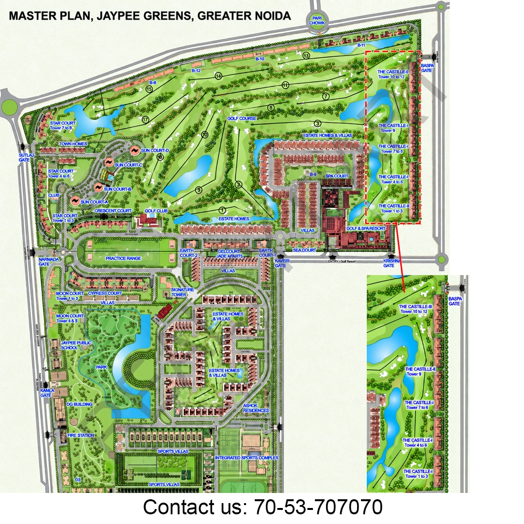 Mater plan The Castille