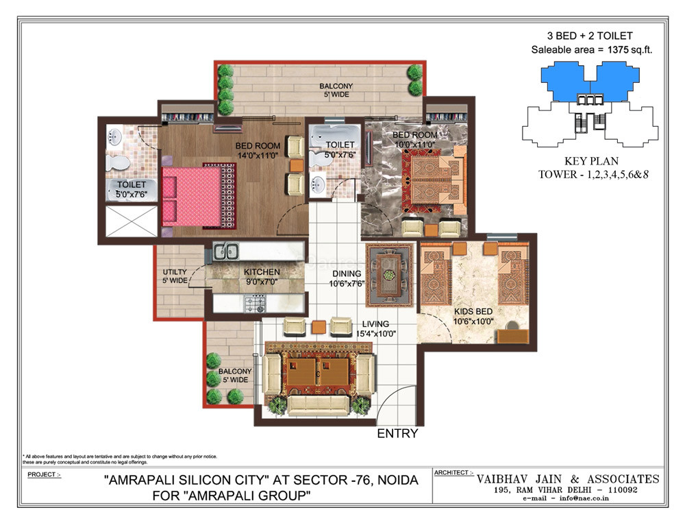 Jaypee Greens Klassic Sector 134 Noida 1 2 3 and 4 BHK apartments
