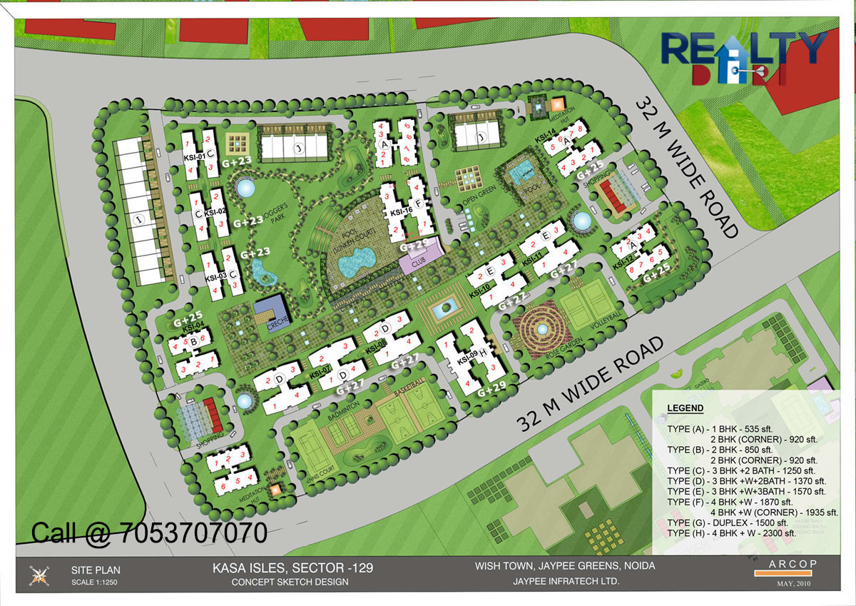 Jaypee Greens Kasa Isles Noida 1 to 5 BHK apartments and penthouses