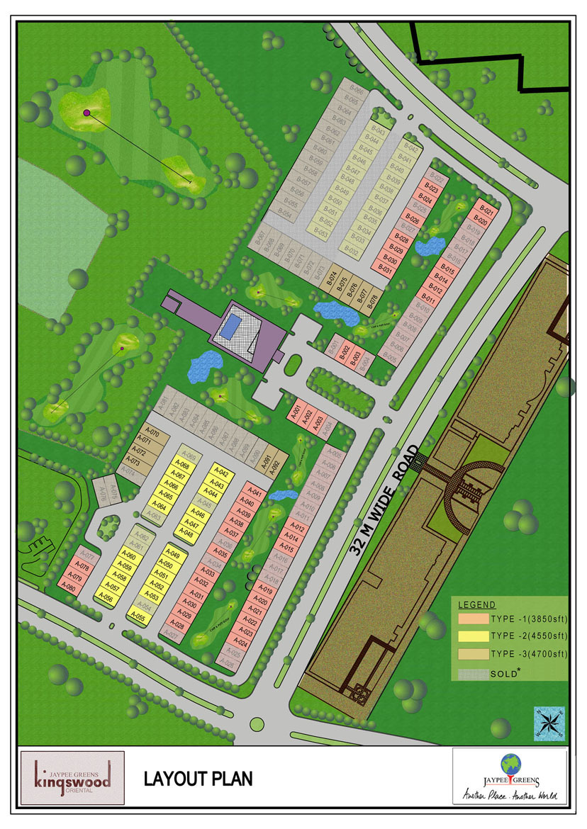Jaypee Greens Kingswood Oriental Villas Sector 128 Noida 4 and 5 BHK villas