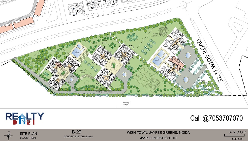 Jaypee Greens Kube Sector 128 Noida 2 3 and 4 BHK apartments